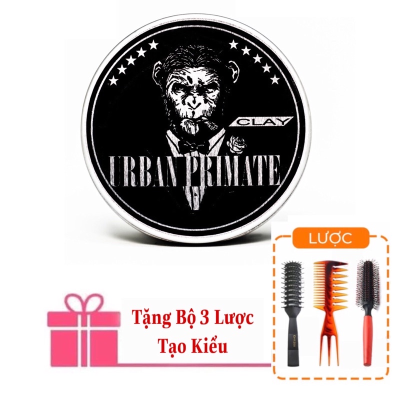 Sáp vuốt tóc Urban Primate Clay Pomade 90g