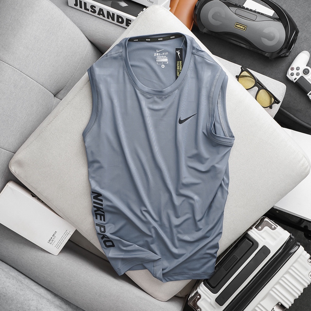 Áo thun tanktop/áo ba lỗ nam chất liệu thun poly lạnh 4 chiều siêu mượt N015