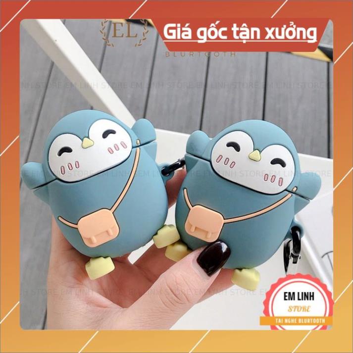 Hàng Ngon Case Vỏ Bao Airpods Đựng Tai Nghe Airpod 1/2/I12 TWS - Chất Liệu Silicon Chống Va Đập A2 M59 CHIM CÁNH CỤT