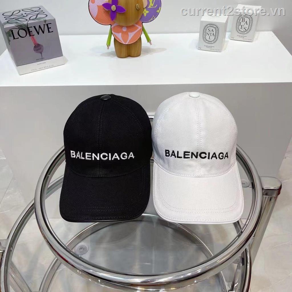 Mới Nón Lưỡi Trai Balenciaga Vải Canvas Thông Dụng Cho Cặp Đôi Đi Chơi Ngoài Trời