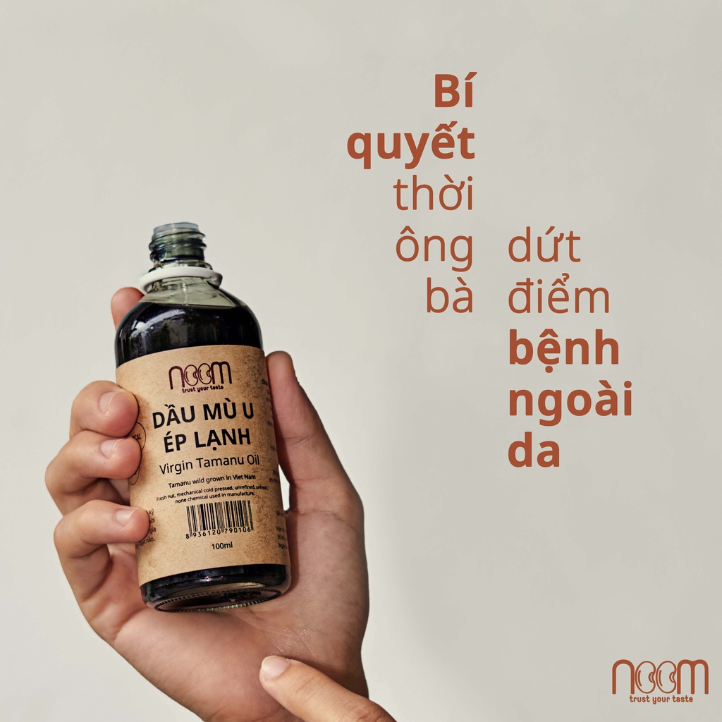 Dầu Mù U Ép Lạnh Thiên Nhiên Nguyên Chất 100ml - NoomFood