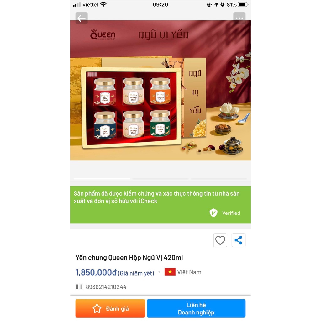 Yến sào chưng, ngũ vị yến - 25% yến sào tươi, bồi bổ cơ thể, tăng cường sinh lực, phục hồi sức khỏe