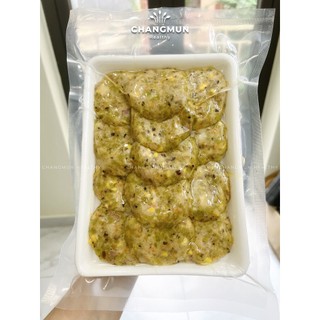 Chả ức gà cốm xanh 𝐂𝐡𝐚𝐧𝐠𝐦𝐮𝐧 𝐇𝐞𝐚𝐥𝐭𝐡𝐲 chả cốm làng Vòng khay 500gr