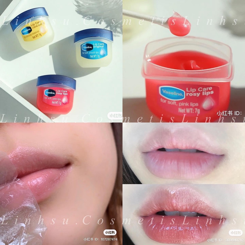 Sáp Dưỡng Môi Hồng Xinh Vaseline Lip Therapy Rosy Lip 7g LS