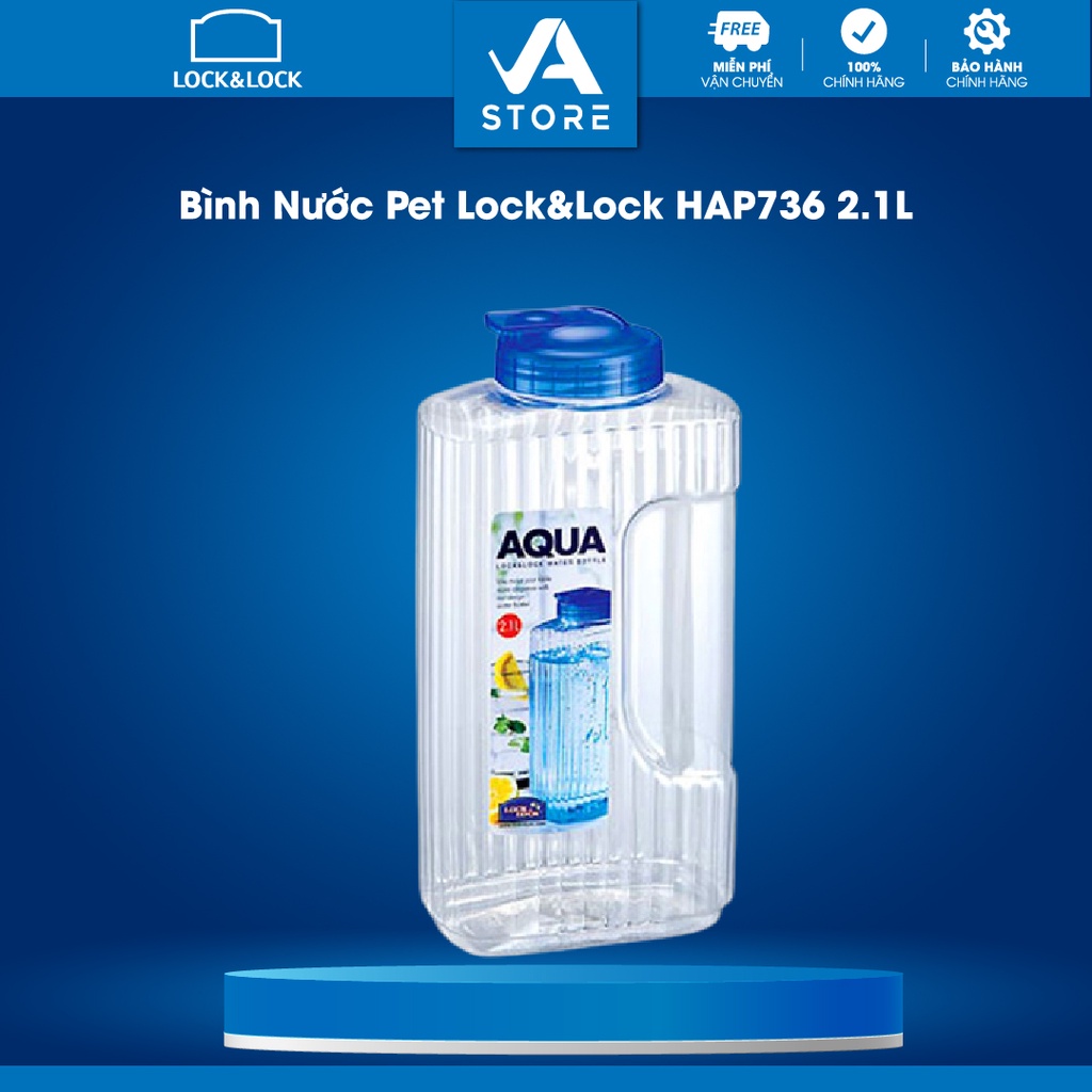 Bình Nước Pet Lock&Lock HAP736 2.1L - Hàng Chính Hãng