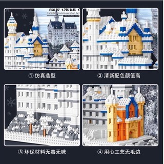 LEGO LẮP RÁP LÂU ĐÀI TUYẾT