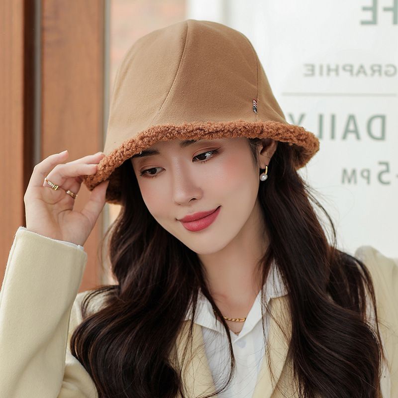 (Ưu Đãi Đặc Biệt) Mũ Len Lông Cừu Giữ Ấm Tai Phong Cách Nhật Bản Dễ Phối Đồ Mùa Đông Cho Nữ
