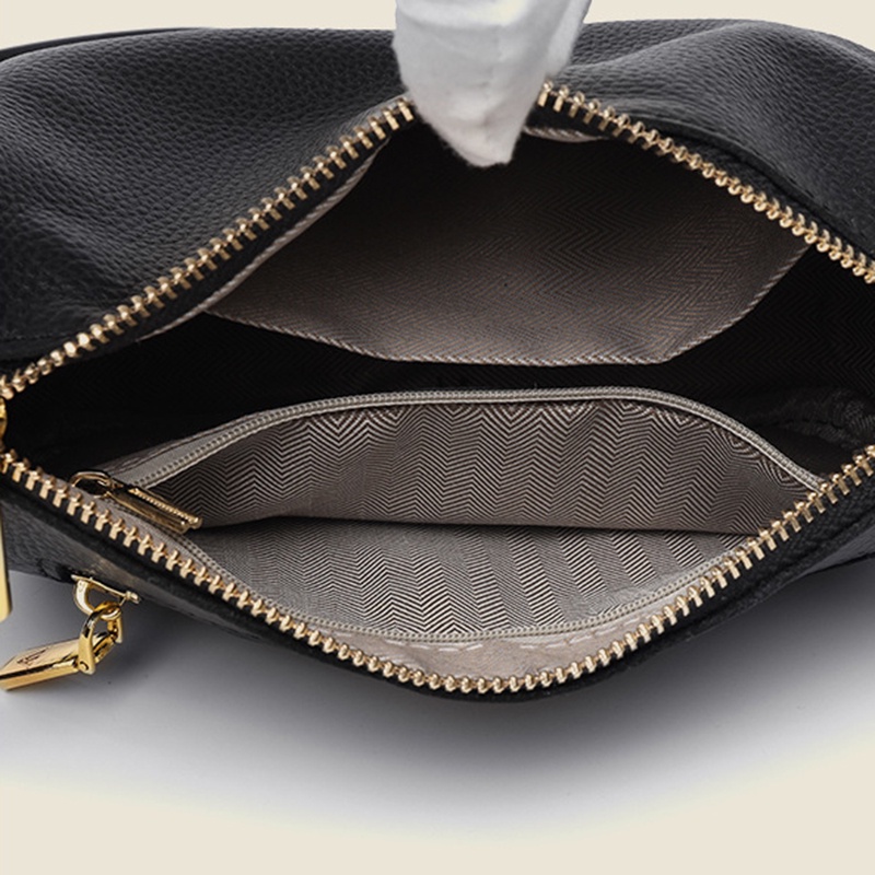 IELGY Túi Đeo Chéo Bằng Da Bò Thiết Kế Đơn Giản Thời Trang Cho Nữ