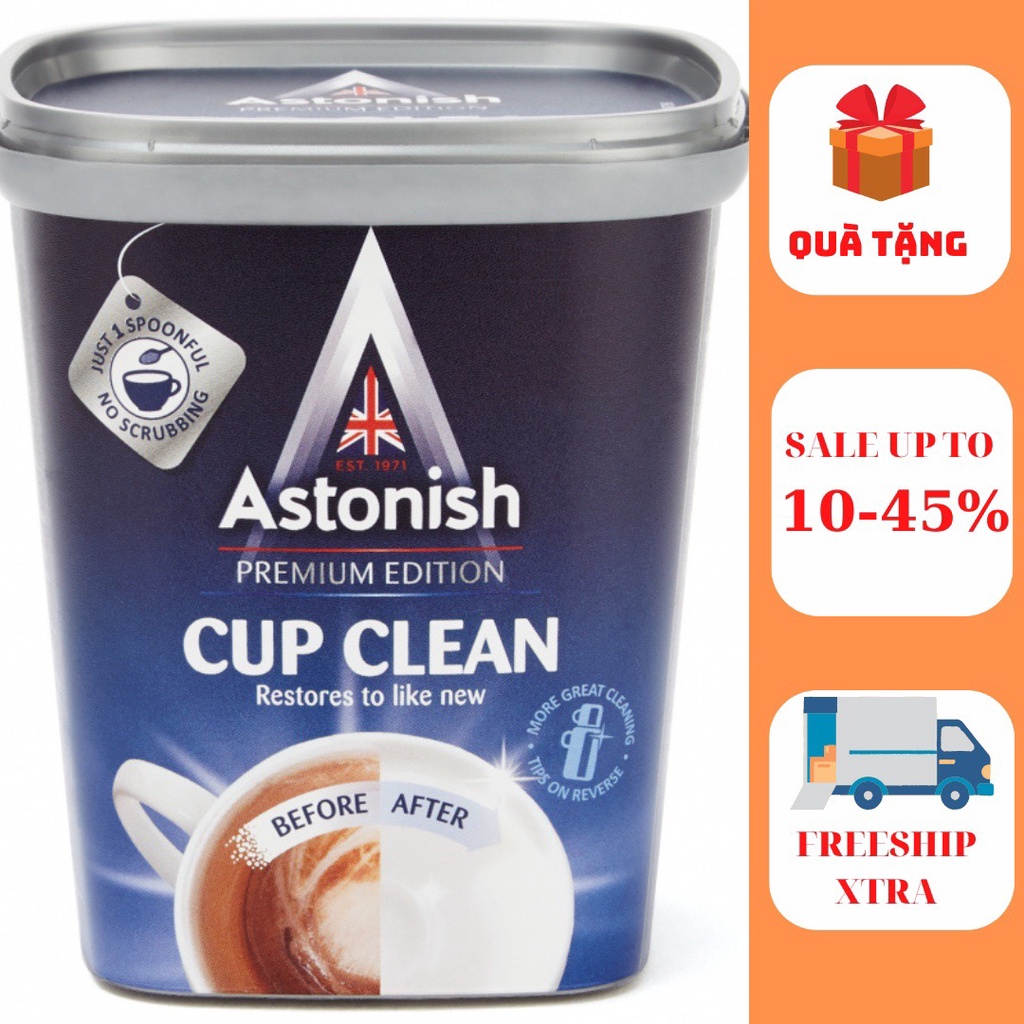Bột tẩy cặn chè, cà phê đa năng Astonish C9630-350gr