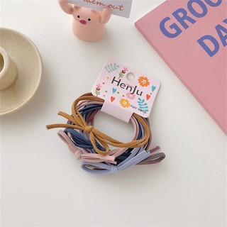Set 6 Dây Buộc Tóc Co Giãn Thời Trang Cho Nữ