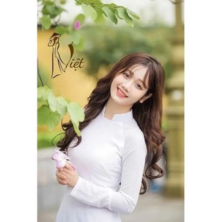 Áo dài may sẵn lụa cao cấp