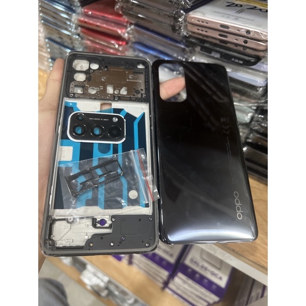 Vỏ bộ full Oppo Reno 5 4g / Vỏ khung sườn + Khay SIM + Kính Camera Oppo Reno 5 4g