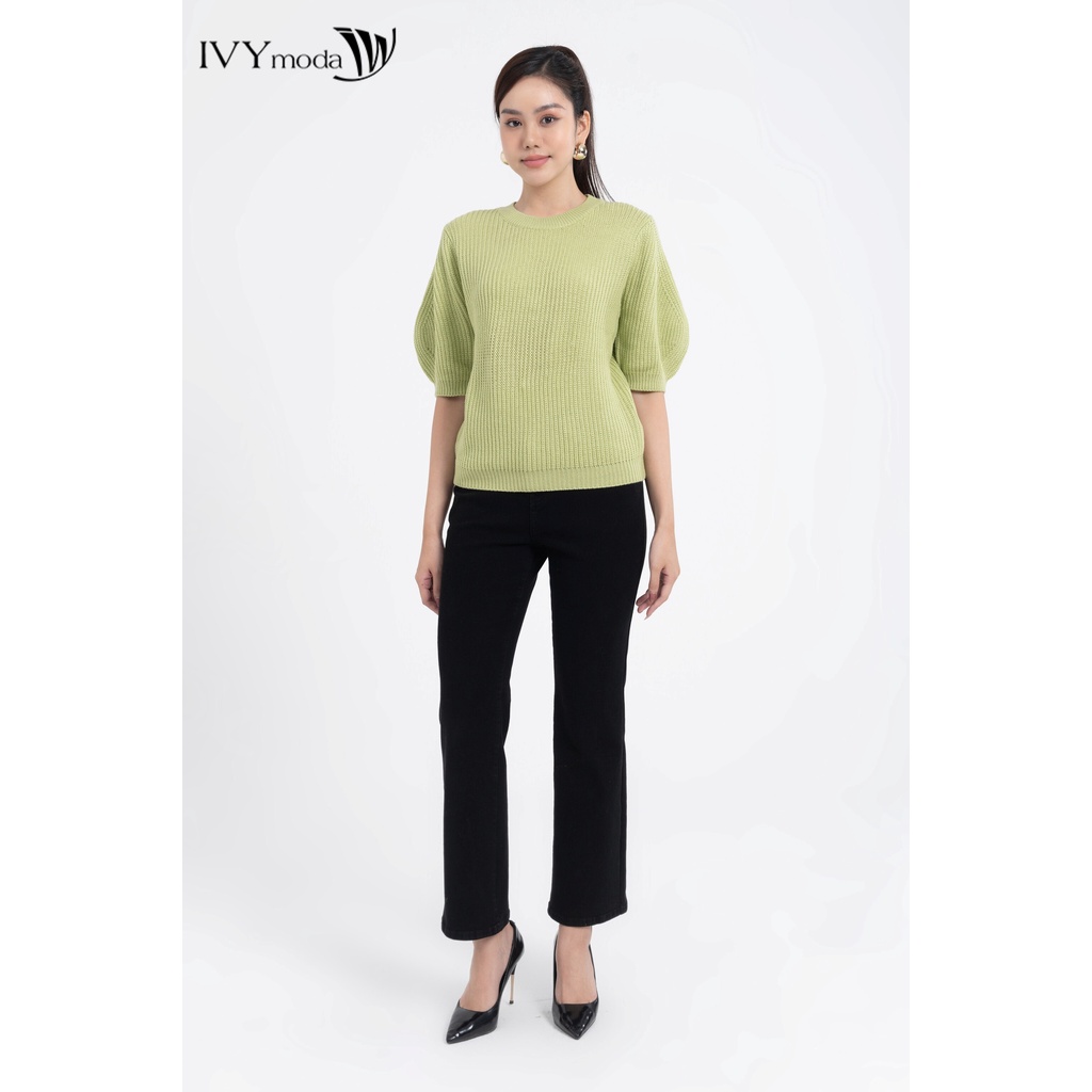 Áo len nữ tay phồng IVY moda MS 57M7816
