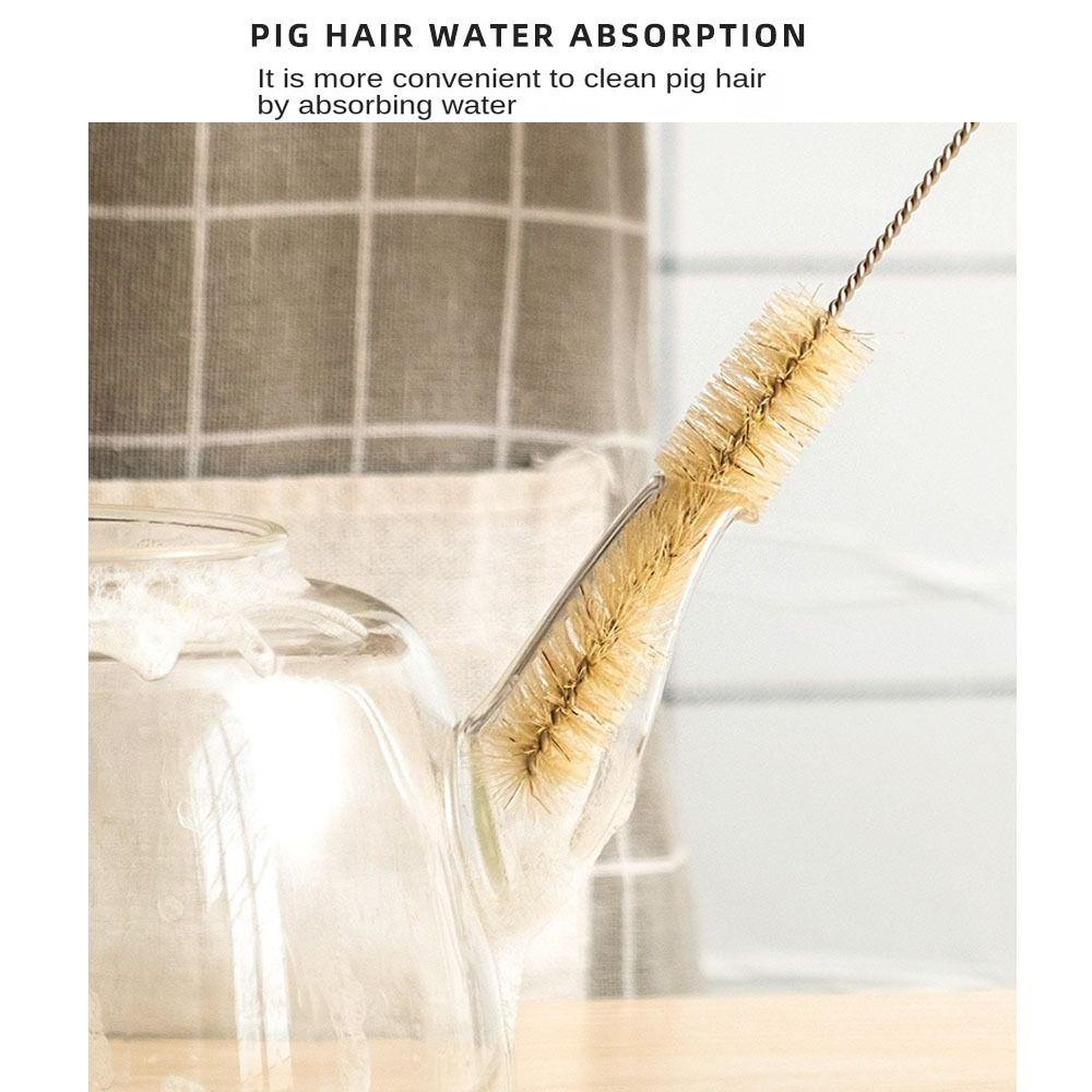 Cọ Vệ Sinh Bình Sữa Bằng Thép Không Gỉ Mềm Mại Tiện Dụng