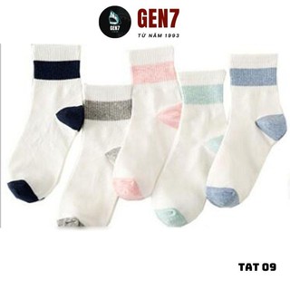 Tất nam nữ cổ ngắn cotton vớ nam nữ cổ ngắn Gen 7 shop TAT 09
