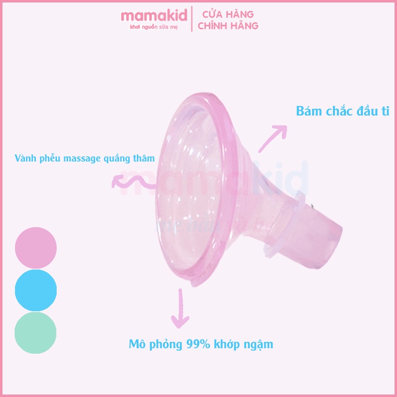 1 Chiếc Phễu Hút Sữa Silicon Pumpin Cho Máy Hút Sữa Medela,Spectra,Unimom,Pigeon, Rozabi duluxe...
