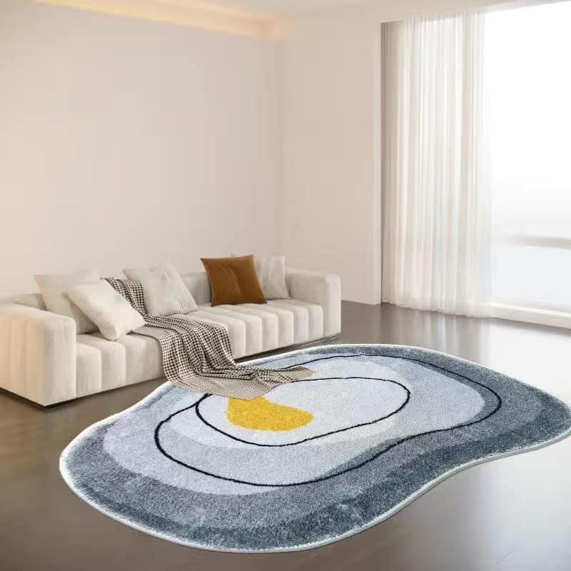 thảm lông trải sàn decor phòng khách, phòng ngủ