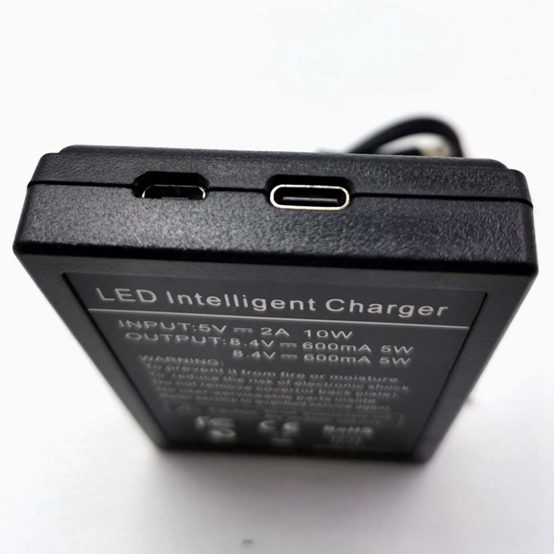 Bộ Sạc Pin USB Kép EN-EL23 LCD Cho Máy Ảnh Nikon COOLPIX B700 P900S P900 P610S P610 P600 S810C