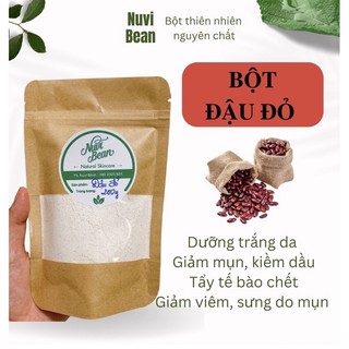 Túi 200g Bột Đậu Đỏ Handmade nguyên chất tự nhiên- Tắm trắng, kiềm dầu, làm sạch sâu từ bên trong