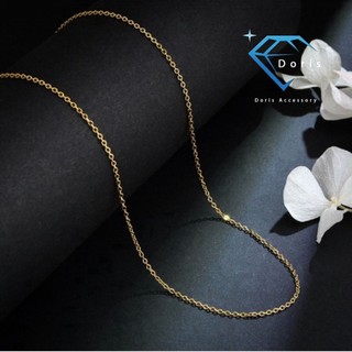 Dây chuyền nữ doris titan lẻ không mặt gold / silver / rose gold tt5625 316l
