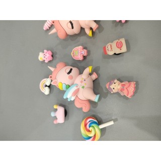 Set Charm Gắn Dép ngựa pony(2 charm to + 10 charm bé)