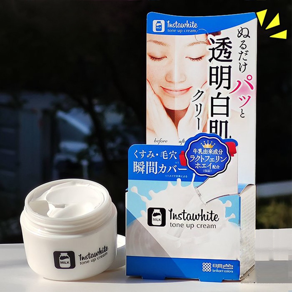 Kem Nâng Tone Da Mặt Tức Thì & Dưỡng Trắng Lâu Dài MEISHOKU Instawhite 50g