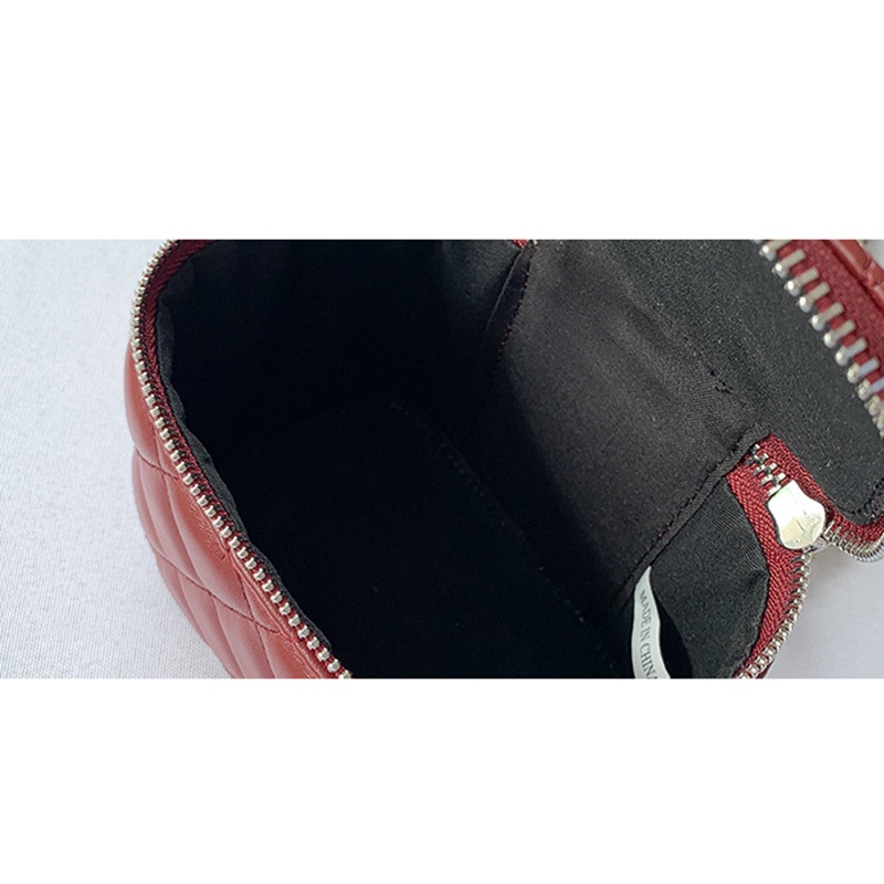 IELGY Túi Xách bucket mini Hình Thoi Phối Dây Xích Thời Trang Cho Nữ