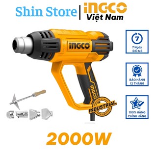Máy Khò Nhiệt Thổi Nhiệt Thổi Hơi Nóng 2000W INGCO HG200028 -SHINSTORE