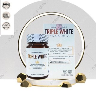 Viên uống trắng da , chống nắng Triple White 50v Mỹ