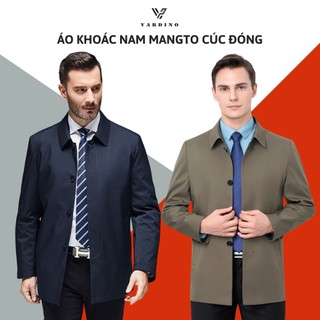 Áo khoác trung niên VARDINO cổ bẻ kiểu cúc đóng dòng công sở cao cấp có 2 túi trong dáng suông AK55, AK61
