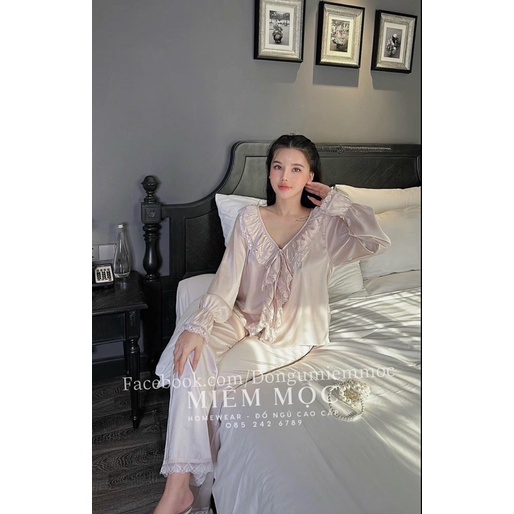 BỘ LỤA DÀI QUẢNG CHÂU CỔ ĐIỆU XINH