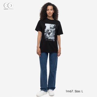 [CHÍNH HÃNG] Áo thun, áo tee unisex form oversize statue graphic