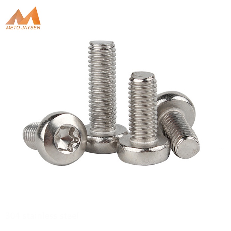 Vít Đầu Tròn Bằng Thép Không Gỉ 304 m2 m2.5 m3 3mm - 60mm