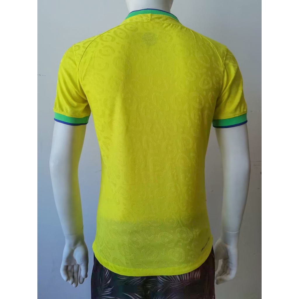 Áo Bóng Đá Màu Vàng Size S-2XL * Số 22-23 Phong Cách Brazil