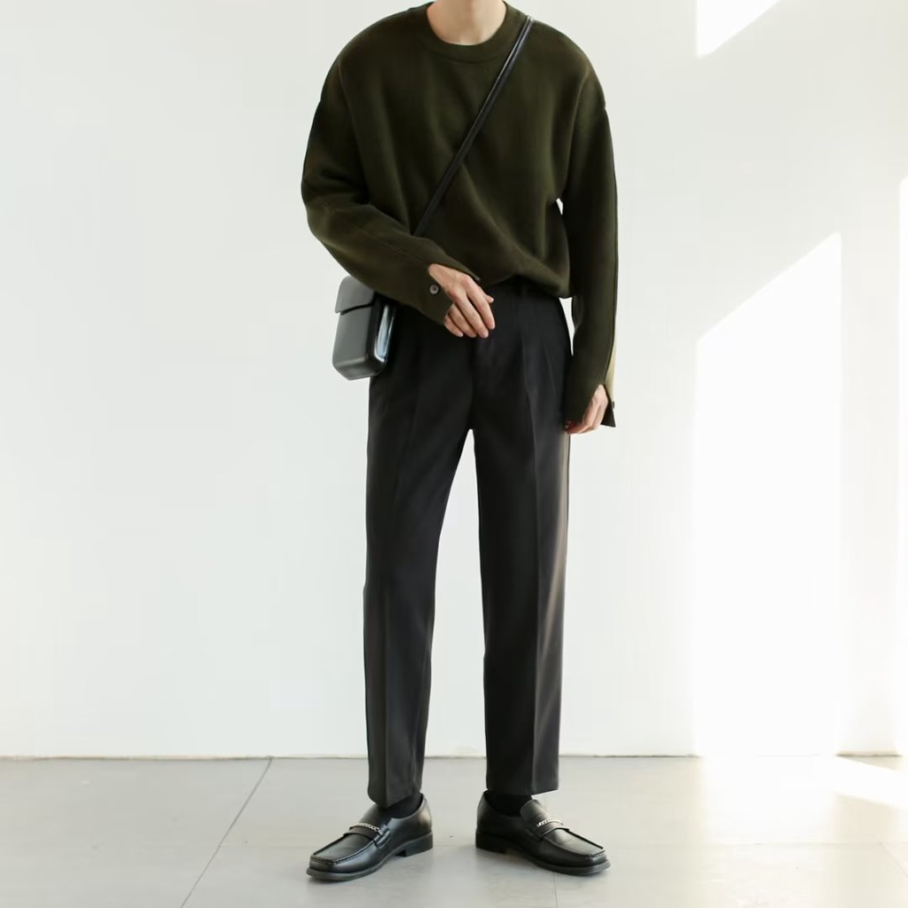 Áo Sweater Dài Tay Thời Trang Hàn Quốc Dành Cho Nam