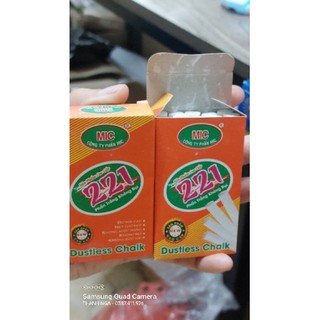 Phấn trắng Mic không bụi, hộp 10 viên