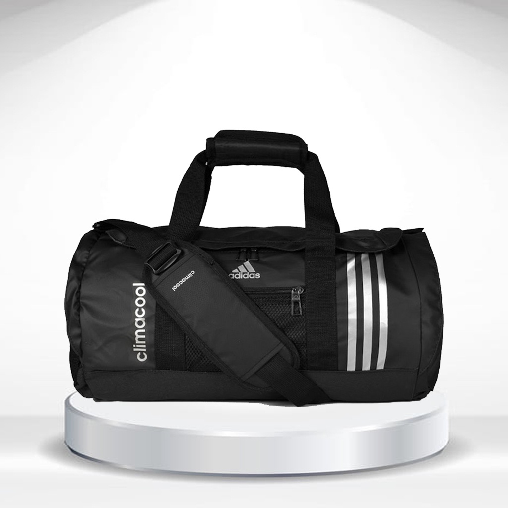 Túi trống Adidas Climacool Duffel Team Bag size M thể tích 63L chất liệu chống nước
