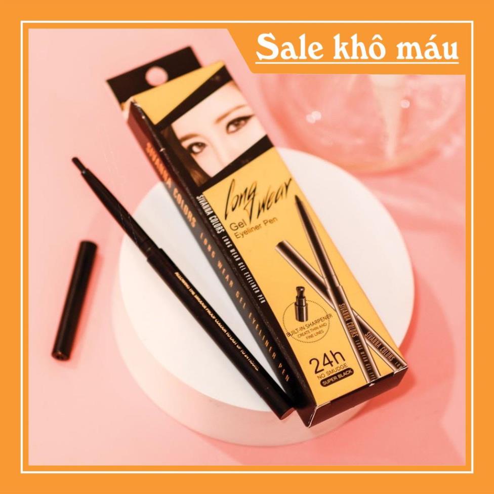 Chì kẻ mí trong ngoài 2in1 Sivanna Colors Long Wear Gel Eyeliner Pen  HF777 NỘI ĐỊA THÁI-dinh_huan_hungqn