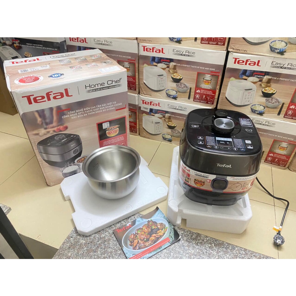 Nồi áp suất Tefal EPC – Smart Pro IH Multicooker CY638868 - 5Lít - 1300W, Bảo hành 2 năm - Smarthome97 - Hàng trưng bày