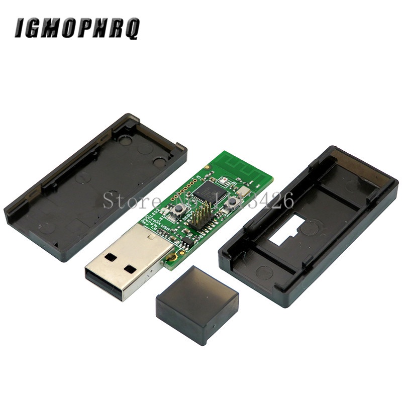 Mô Đun Phân Tích Giao Diện USB Zigbee CC2531 CC2540 Không Dây Vỏ Đen