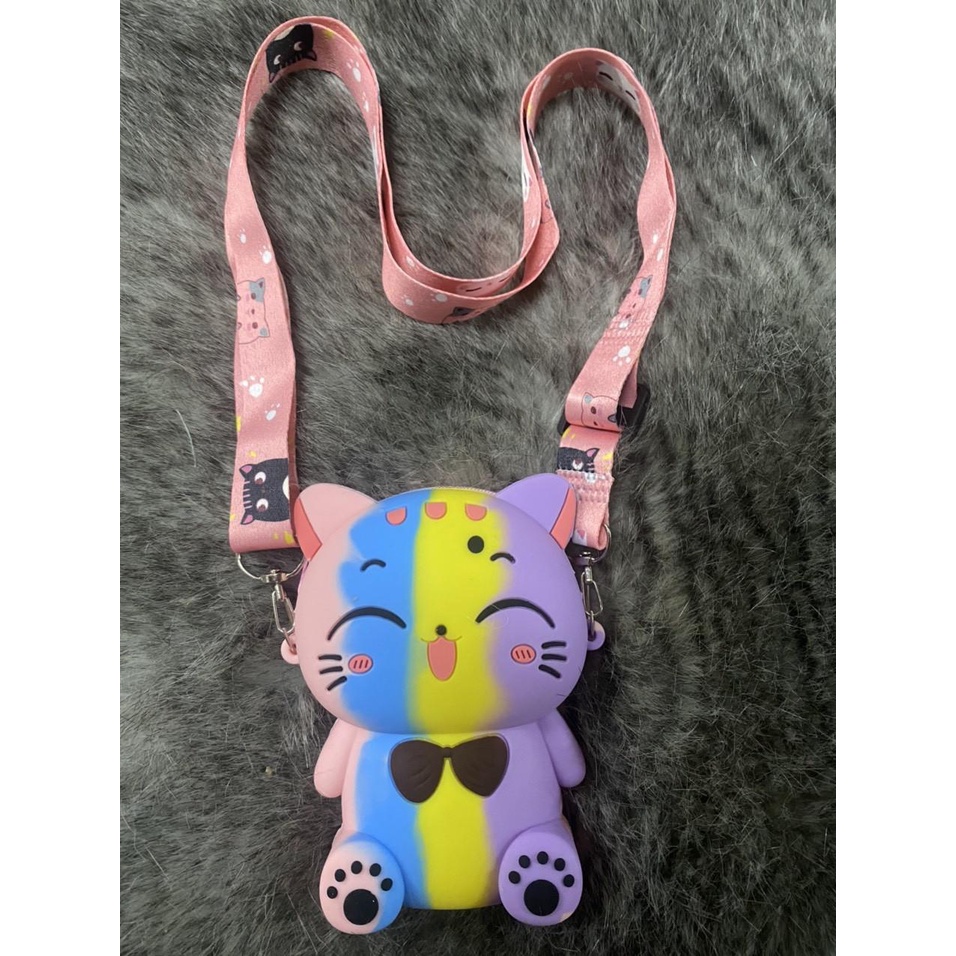 PVN55252 Túi đeo chéo silicon hình dễ thương cho bé Giá Rẻ