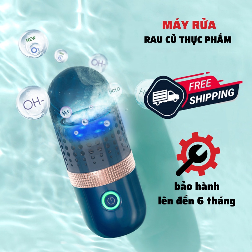 Máy khử trùng, tiệt trùng thực phẩm, máy rửa trái cây, rau củ quả, thịt, cá