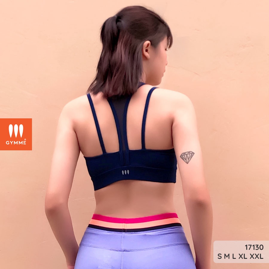 Áo sport bra tập gym yoga nữ GYMME phối lưới - 17030