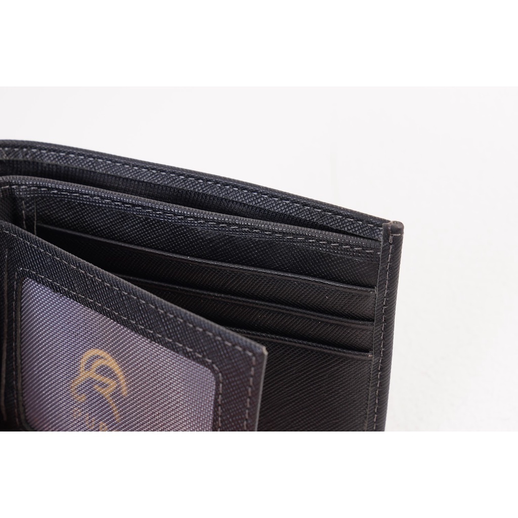 Ví Nam Da Bò Vân Saffiano Cao Cấp Bền Đẹp Chống Nước Chống Xước  Full hộp