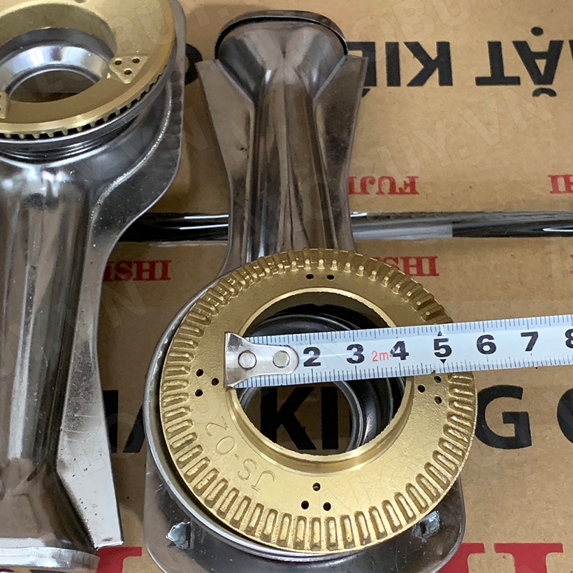 Đầu đốt, mâm chia lửa bếp gas sen Đồng chữ JAPAN -  - Lửa xanh tiết kiệm gas