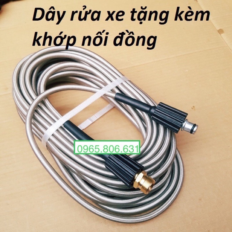 Dây Rửa Xe Siêu Dẻo 20 - 15 - 10 Mét, Dây Rửa Xe Áp Lực Cao Siêu Dẻo