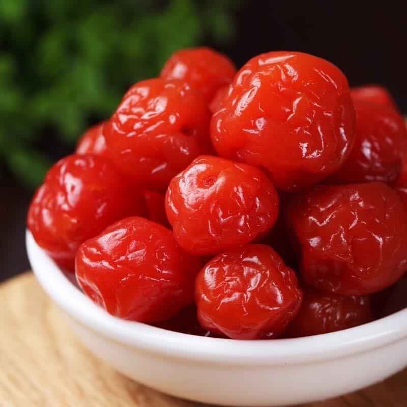 mứt anh đào giòn ngon