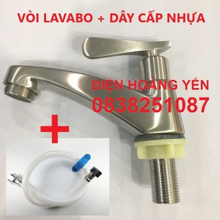 Vòi Lavabo Inox SUS 304 Đơn – Vòi Nước Lavabo LV6007