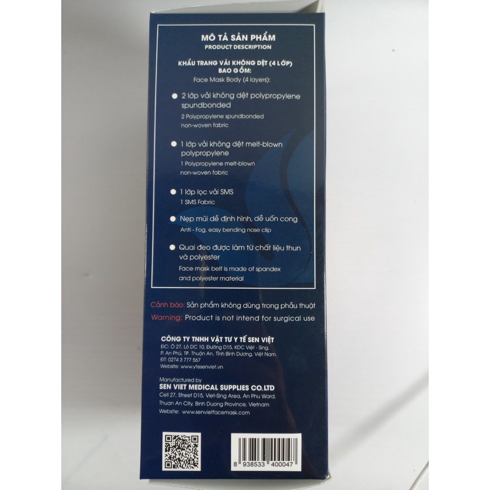 Hộp 30 cái Khẩu trang Luxury Protect Mask KF94 Sen Việt cao cấp 4D 4 lớp, kháng khuẩn chống bụi thời trang chất lượng
