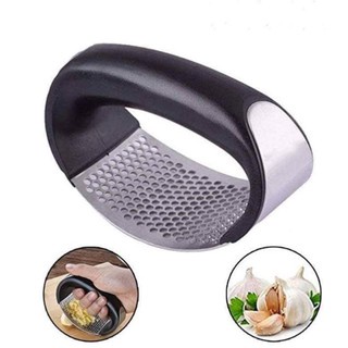 Dụng cụ dập tỏi, ép tỏi, nghiền tỏi inox, dụng cụ nghiền tỏi bằng thép không gỉ, nhỏ gọn